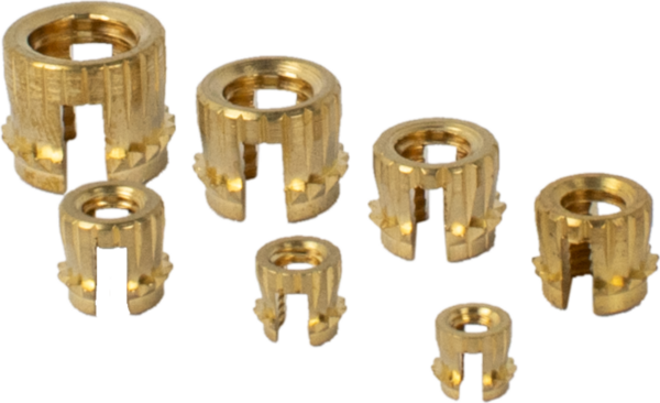 Insert à expansion de type C: court avec une couronne d’ancrage pour plastiques thermodurcissables et thermoplastiques - Secam Fixation